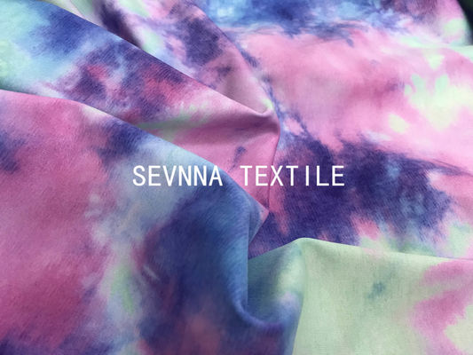 230GSM 82% Repreve Polyester + 18% Spandex Yoga Wear Fabric
