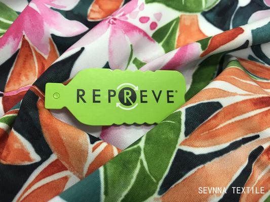 230GSM 82% Repreve Polyester + 18% Spandex Yoga Wear Fabric for Leggings & Activewear