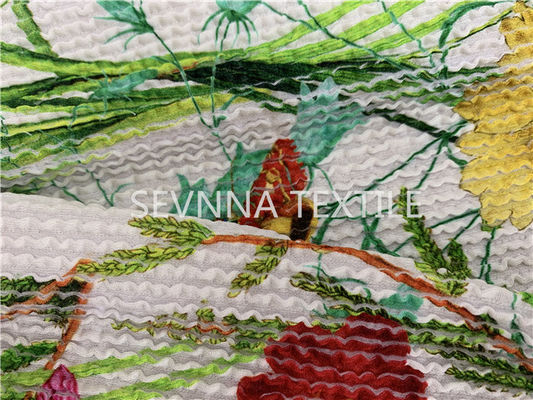 250gsm 73%Polyester + 27%Spandex Recycled Swimwear Fabric for Circular Knit