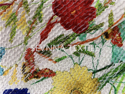250gsm 73%Polyester + 27%Spandex Recycled Swimwear Fabric for Circular Knit