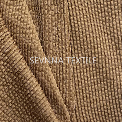 380gsm 94%Recycled Polyester + 6%Spandex Yoga Wear Fabric KN329