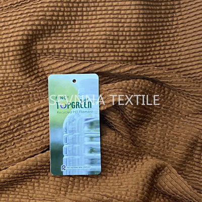 380gsm 94%Recycled Polyester + 6%Spandex Yoga Wear Fabric KN329