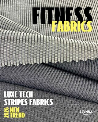 Athletic Wear Polyester Spandex Fabric with High Stretch