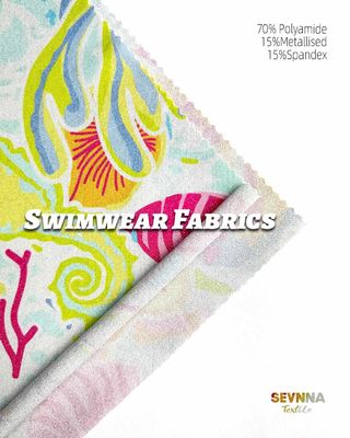 150gsm 70%Polyamide + 15%Metallised + 15%Spandex Stretch Leggings Fabric for Everyday Wear