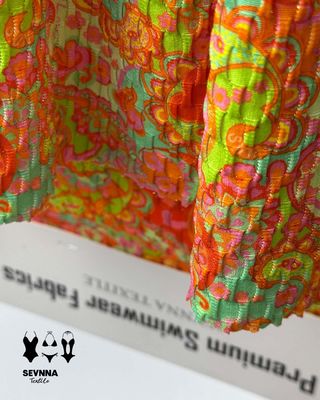 215gsm Textured Swim Fabric for Swimwear