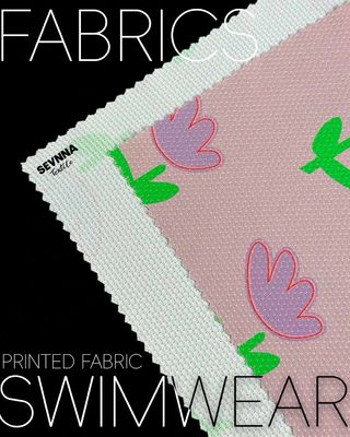 180gsm Weight Double Knit Fabric for Summer and Autumn Wear with Eco-Friendly 87% Recycled Nylon