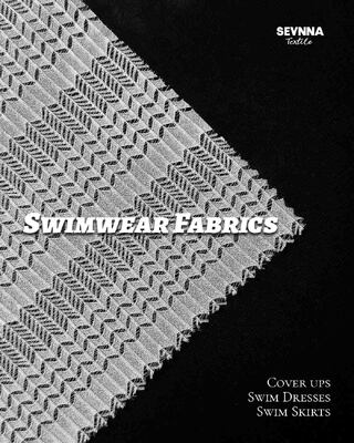 130gsm 92%Recycled Nylon + 8%Spandex Recycled Swimwear Fabric RN-2597