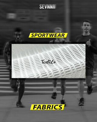80Gsm 89%Recycled Polyester + 11%Spandex Running Fabric SP7707