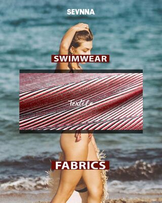 Adults Women Recycled Swimwear Fabric Sustainable Comfortable Eco Friendly Material Designed For Swimwear Manufacturing