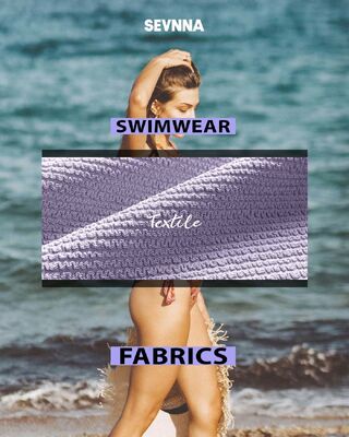 Width 135cm Recycled Swimwear Fabric Durable Sustainable Fabric Suitable for Spring Season Swimwear and Comfortable Fit