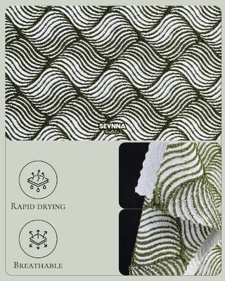 Recycled Swimwear Fabric with 49% Recycled Polyester 33% Nylon 18% Spandex Blend, 120cm Width and 340gsm Weight for Durable Swimwear