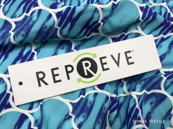 SPF 50+ Eco Friendly 200GSM Swimwear Spandex Fabric