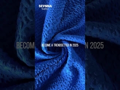 270gsm Eco Friendly Recycled Lycra Fabric With Metallic Holographic Print