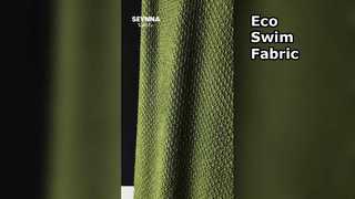 285gsm Chlorine Resistant Quick-Drying Recycled Swimwear Fabric for Sustainable Eco-Friendly Swimwea