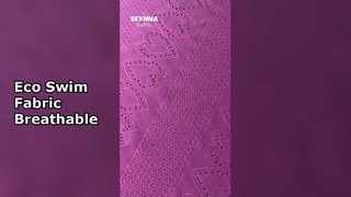 Recycled Swimwear Fabric Eco-Friendly Breathable