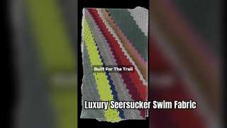 RN-2781 320GSM Luxury Recycled Nylon Seersucker Swim Fabric