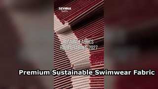 Eco Friendly Recycled Swimwear Fabric for Sustainable  Fashion
