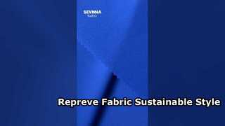 Repreve Fabric 200gsm Recycled Polyester Fabric with High Breathability and Odor Resistance for Sust