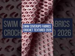 Slim Fit Recycled Swimwear Fabric Durable Stretch Material Perfect for Sustainable Swimwear and Acti