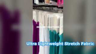 SP7915 75GSM Ultra Lightweight Stretch Fabric for Running Tops